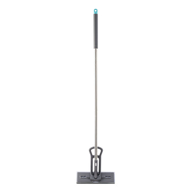 Sponge Mop, High-Density PU Sponge Mop with 1 Pcs Sponge Mop Replacement , Easy to Squeeze Sponge Mop with Hook & Loop for Head Change, Fit for Various Floors' Cleaning