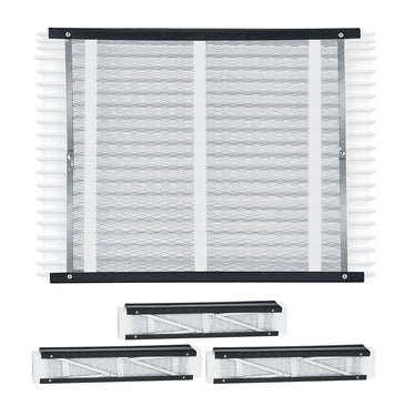 Air Filters MERV 13 Electrostatic Pleated HVAC Furnace Filter 4-Pack 20 x 25 x 4