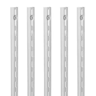 Shelf Track 39-inch 10 Pack Adjustable Steel Wall Mounted Shelf Pilaster