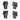 Compound Angle Platform Brackets Fit 3.5x3.5 In / 88.9x88.9 mm Lumber 4 Pcs