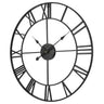 Wall Clock 24 in Roman Numerals Battery Operated Silent Clocks for Living Room