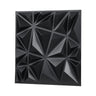 3D Wall Panels 33-Pack 11.81 x 11.81'' PVC 32 Sq.Ft Coverage Diamond Matte Black