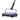 Carpet Sweeper Manual, Floor Sweeper with 300 ml Dustbin Capacity Easy to Empty, 6.7 inch Cleaning Width for Home Office Carpets Pet Hair Dust, Purple