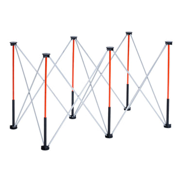 Portable Folding Workstand 4.15 x 2.18ft Collapsible Work Stand 2500lbs Capacity