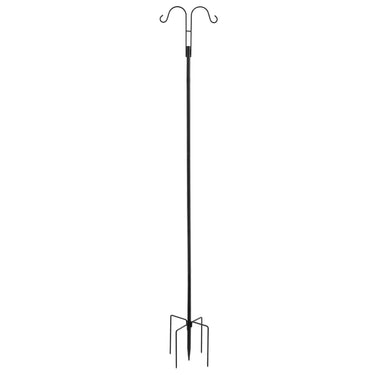 Double Shepherds Hook 8 Pack 76 Inch Heavy Duty Bird Feeder Pole