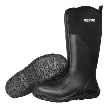 Protective Footwear for Men Neoprene Rubber Work Boots Waterproof Size 12 US