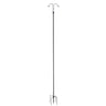 Double Shepherds Hook 8 Pack 108 Inch Heavy Duty Bird Feeder Pole