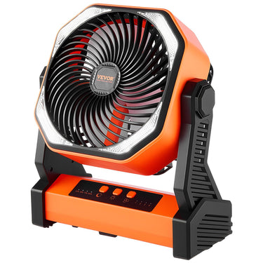 8 inch Rechargeable Camping Desktop Fan Battery Operated 4 Speeds