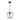 Black Pendant Light Iron Cage Metal Pendant Lighting with Glass Shade