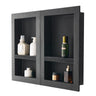 Shower Niche 16"x 24"+ 16"x 24"Recessed Wall Organizer for Bathroom