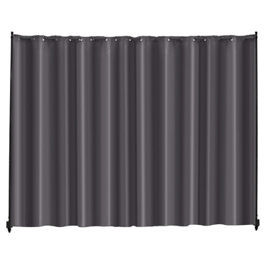 Room Divider, Portable Panel Room Divider with Wheels Curtain Divider Stand, Freestanding Room Divider Privacy Screen for Office, Bedroom, Dining Room, Study