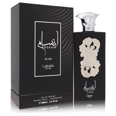 Lattafa Pride Ansaam Silver by Lattafa Eau De Parfum Spray (Unisex)