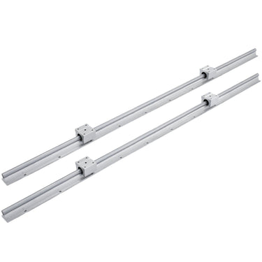 Linear Rail SBR12-1000mm 38mm Linear Slide W/ 4 SBR12UU Bearing Blocks