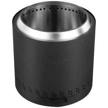 Smokeless Fire Pit Stove Bonfire 15.8 in Dia Wood Burning Stainless Steel