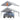 Carport Replacement Canopy Cover 13 x 20 ft, Garage Top Tent Shelter Tarp Heavy-Duty Waterproof & UV Protected, Easy Installation with Ball Bungees,Grey (Only Top Cover, Frame Not Include)