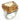 LOA679 - Rhodium Brass Ring with AAA Grade CZ in Topaz