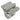 LOAS1047 - Rhodium 925 Sterling Silver Ring with AAA Grade CZ in Clear