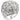LOA945 - Rhodium Brass Ring with AAA Grade CZ in Fuchsia