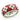 LOAS728 - Rhodium 925 Sterling Silver Ring with Epoxy in Rose