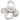 LO896 - Rhodium Brass Ring with AAA Grade CZ in Clear