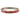 LOAS811 - Rhodium 925 Sterling Silver Bangle with Epoxy in Rose