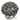 0W278 - Ruthenium Brass Ring with AAA Grade CZ in Jet