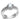 3W044 - Rhodium Brass Ring with AAA Grade CZ in Clear