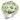 30825 - High-Polished 925 Sterling Silver Ring with AAA Grade CZ in Multi Color