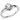 DA150 - High polished (no plating) Stainless Steel Ring with AAA Grade CZ in Clear