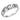 DA163 - High polished (no plating) Stainless Steel Ring with AAA Grade CZ in Clear