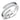 DA060 - High polished (no plating) Stainless Steel Ring with AAA Grade CZ in Clear