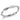 DA042 - High polished (no plating) Stainless Steel Ring with AAA Grade CZ in Clear