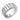 413602 - Rhodium Brass Ring with AAA Grade CZ in Clear