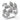 7X105 - Rhodium Brass Ring with AAA Grade CZ in Clear