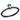 DA033 - IP Black(Ion Plating) Stainless Steel Ring with AAA Grade CZ in Emerald
