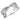 DA124 - High polished (no plating) Stainless Steel Ring with AAA Grade CZ in Clear