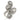 9W097 - Rhodium Brass Ring with AAA Grade CZ in Clear