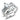 6X089 - Rhodium Brass Ring with AAA Grade CZ in Clear