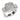 7X384 - Rhodium 925 Sterling Silver Ring with Top Grade Crystal in Clear