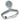 DA268 - High polished (no plating) Stainless Steel Ring with AAA Grade CZ in Sea Blue