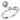DA260 - High polished (no plating) Stainless Steel Ring with AAA Grade CZ in Clear