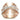 GL156 - IP Rose Gold(Ion Plating) Brass Ring with Top Grade Crystal in Clear
