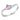 DA384Q - High polished (no plating) Stainless Steel Ring with AAA Grade CZ in Multi Color