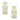 GL272 - IP Gold(Ion Plating) Brass Earrings with Epoxy in White