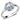 DA246 - High polished (no plating) Stainless Steel Ring with AAA Grade CZ in Light Amethyst