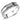 DA254 - High polished (no plating) Stainless Steel Ring with AAA Grade CZ in Clear