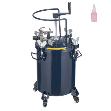 Spray Paint Pressure Pot Tank, 30L/8gal Air Paint Pressure Pot with Manual Mixing Agitator, Leak Repair Sealant for Industry Home Decor Architecture Construction Automotive Painting, 70PSI Max