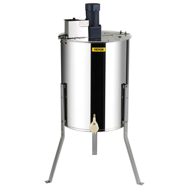 Electric Honey Extractor, 4/8 Frames Honey Spinner Extractor, Stainless Steel Beekeeping Extraction, Apiary Centrifuge Equipment with Height Adjustable Stand, Honeycomb Drum Spinner with Lid