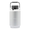 Liquid Nitrogen Tank 3 L Aluminum Alloy LN2 Container Dewar 6 Canisters
