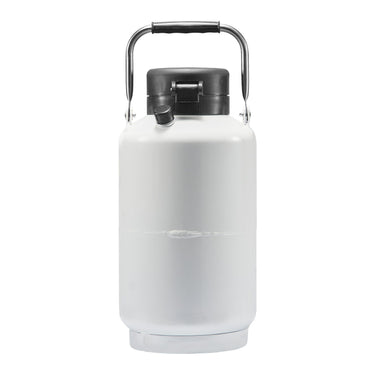 Liquid Nitrogen Tank 3 L Aluminum Alloy LN2 Container Dewar 6 Canisters